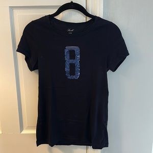 J.Crew Sequin Graphic Tee